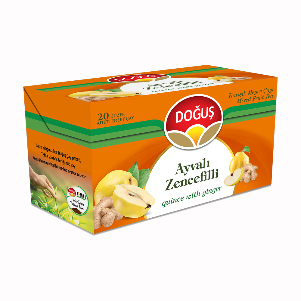 Doğuş çay ayvalı zencefil