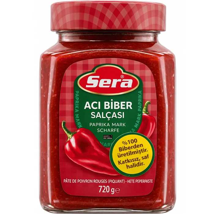 Sera acı biber salçası 720g