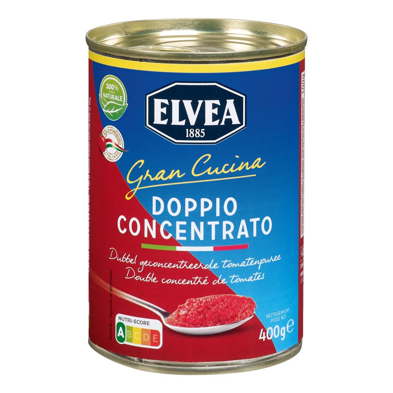 Elvea double concentré de tomates 400g