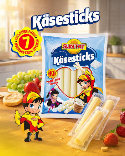 Suntat çubuk peynir 7x / suntat kaas sticks 7x 140g