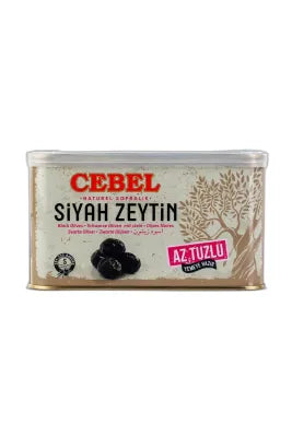 Cebel az tuzlu siyah zeytin 750g
