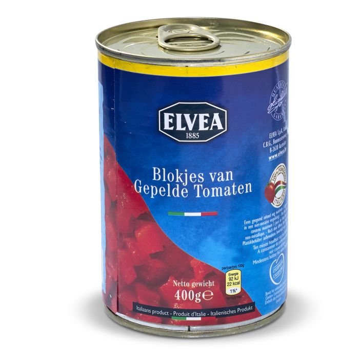 Elvea cubes de tomates 400g