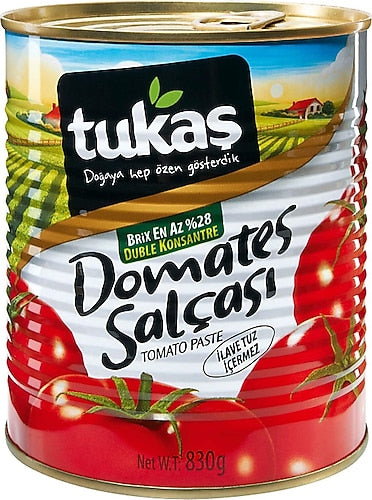 Tukaş domates salçası 830g
